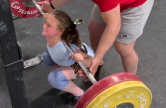 10-12 months-Previous Rory van Ulft Reaches New Milestone Squatting Triple Her Physique Weight