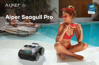 Sit again, loosen up, and let the AIPER Seagull Professional clear your pool for you