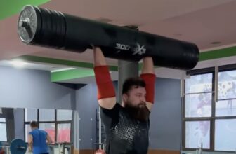 Pavlo Kordiyaka Log Presses 183 Kilograms (403.4 Kilos) in Shaw Basic Prep