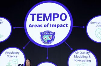 NASA reveals air pollution maps gathered by the TEMPO area instrument