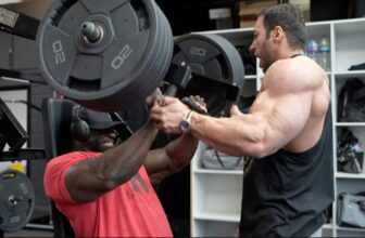 Samson Dauda Trains Chest and Calves with Basic Physique Olympia Competitor Michael Daboul 
