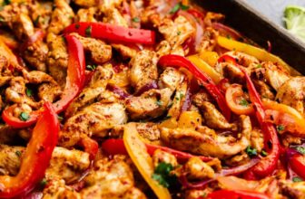 Sheet Pan Rooster Fajitas – The Keep At House Chef