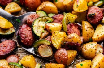 Sheet Pan Sausage and Veggies