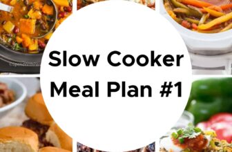 Sluggish Cooker Meal Plan #1