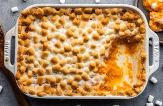 Candy Potato Casserole with Marshmallows